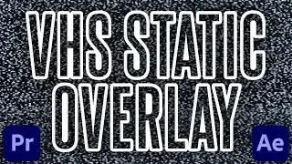 CRT TV VHS Static Overlay - TOUR VISUALS - ROYALTY FREE (6K)