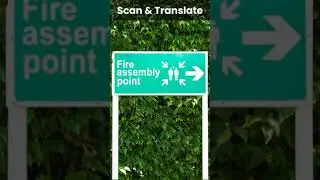Translate with camera translation
