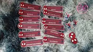 Personalized Sticker for Notebook, Pencil, Ballpen, School Materials, etc | @JustJovs