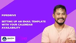 Pipedrive   Setting up an email template with your calendar availability