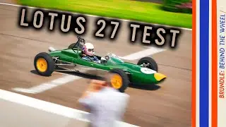 Lotus 27 Test at Goodwood Circuit preparing for Goodwood Revival