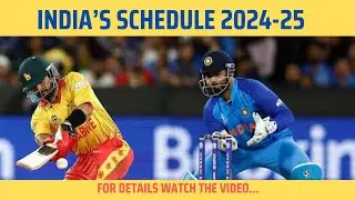 India cricket schedule 2024-25: Team India's international schedule; date, venue