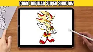 Como Dibujar Super Shadow | Sonic 3 La Película | Paso a Paso
