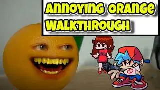 Friday Night Funkin'  Vs Corrupted Annoying Orange vs BF FULL WALKTHROUGH