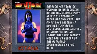 Mortal Kombat II (Arcade 1CC Very Hard Difficulty) - Kitana