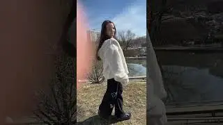 Весна пришла. Настя греется под солнцем. #весна