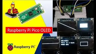(Demo) OLED Display with Raspberry Pi Pico using MicroPython