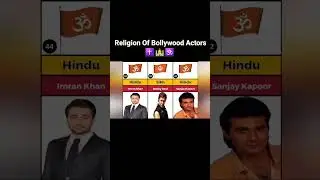 Top 50 Bollywood Actor and their Religion 2023 #shorts #bollywood #shahrukh #salmankhan