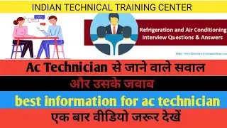 ac technician interview questions and answers in hindi | RAC Interview questions | #acrepaircourse