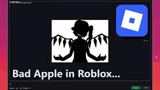 Bad Apple, but it's a 32-bit Roblox Computer