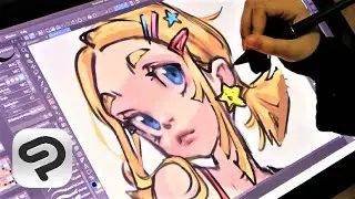 ☆ How I draw faces ☆ with Clip Studio