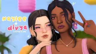kaylee + divya - pride flag inspired sims 🏳‍🌈 *cc links included* | the sims 4: create a sim