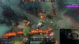 Солевой Разносит на Тини в Новый Год / Dota 2