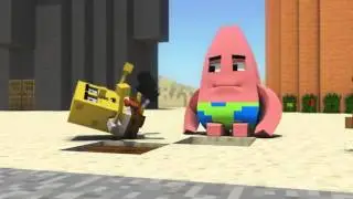 Спанч боб в Minecraft/SpongeBoB in Minecraft все части