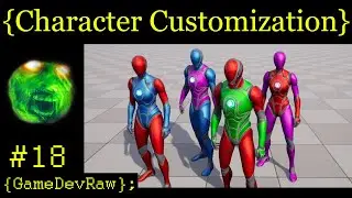 Make a Multiplayer Game in Unreal Engine 5 - Character Customization - Unreal Beginner Tutorial # 18