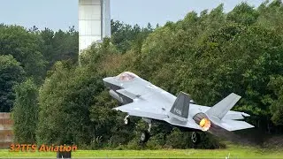 [4K] RNLAF F-35A Quick Climb departure! - Volkel Air Base