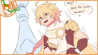 Aether Mondstadt Tomfoolery - Genshin Impact Comic Dub | IceTeaComics