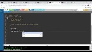 find small and large number in array in c++