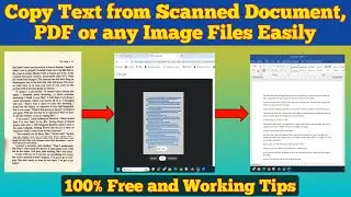 How to Copy Text from Scanned Document to Word