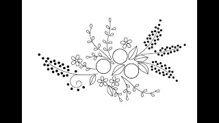 Ramo Flor para Bordar, dibujo gratis # 18