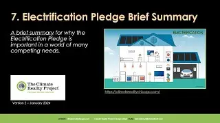 7  Electrification Pledge Brief Summary