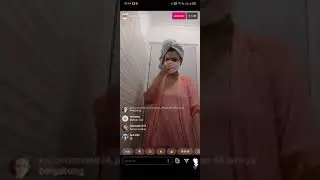 Viral ! Cewek BASAH BASAHAN Live Instagram