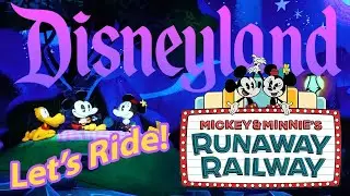LIGHTNING LANE FULL POV [4K] Mickey & Minnie's Runaway Railway at Disneyland  - EXTRA SCENES