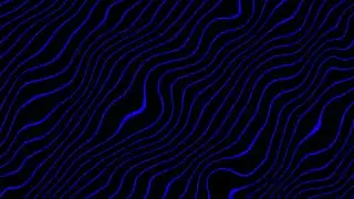 Blue Wavy Line Background Animation | Black Screen | 4K Seamless Loop