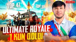 OXIRGI KUNGA HAM YETIB KELDI ULTIMETE ROYALE TOP-3 ?➤ 🇺🇿🔥- PUBG MOBILE