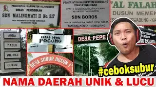 UNIQUE & FUNNY REGIONAL NAMES +62 