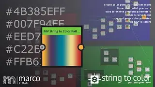 MV String to Color - Pattern Generator