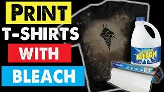 How To Print T-shirts with Bleach at Home For Pennies