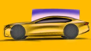 #carrender  how to render a car in #sketchbook