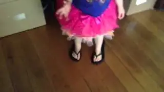 My sister wearing my mums thongs