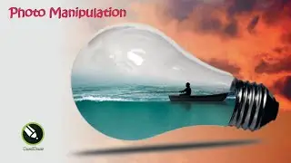 Photo Manipulation in CorelDraw | fishing Light Bulb | CorelDraw tutorial