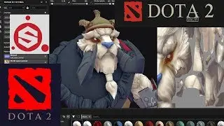 Dota 2 - Using Stylized Smart Material for Textures