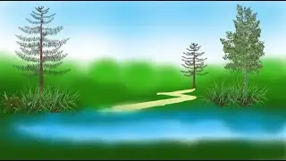 Drawing a Nature Scenery in Microsoft Paint-3D