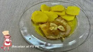 Bacalao al pil pil, receta fácil paso a paso, cocina conmigo
