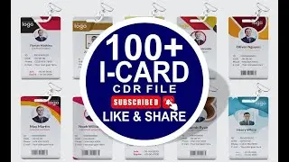 ID Cards CDR Files Free Download || ID Card Design in CorelDraw