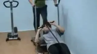 Урок физ-ры в школе №499