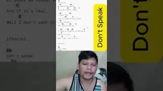 Don't Speak Cover