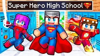 Gara Goes to SUPERHERO SCHOOL In Minecraft!