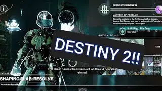 DESTINY 2 act 2 rites of the deep (renascence)