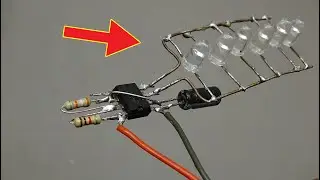 How to make Led flasher indicator using NE555 ic