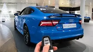 Audi RS7 Performance Blue Audi Exclusive: In Depth, Interior, Details and more