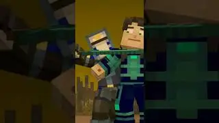Minecraft Story Mode 2: Jesse wears blue underwear.