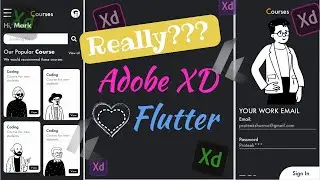 Really??? Adobe XD ❤️ Flutter | Create responsive UI in Flutter from Adobe XD Designs