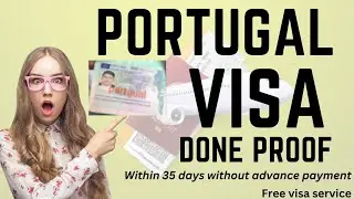 Portugal Visa done proof | Portugal Visit Visa from pak | Portugal Visa for Pakistani @freevisa