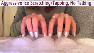 ASMR * 🧊🧊🧊 Aggressive Fast Ice Tapping & Scratching! * No Talking * ASMRVilla
