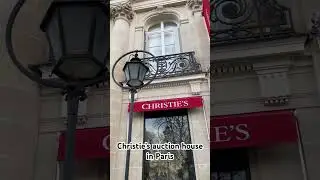 Christie’s auction house in Paris @christies #paris #art